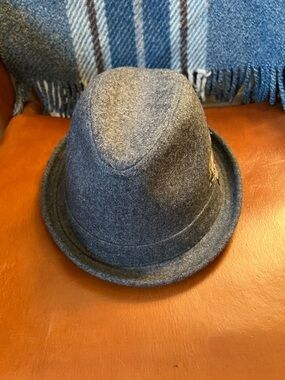 Brixton  Gray Wool Fedora Hat